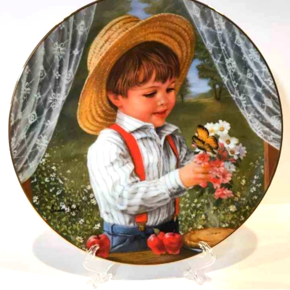 Vintage Collector Plate Sandra Kuck  "For Mom “